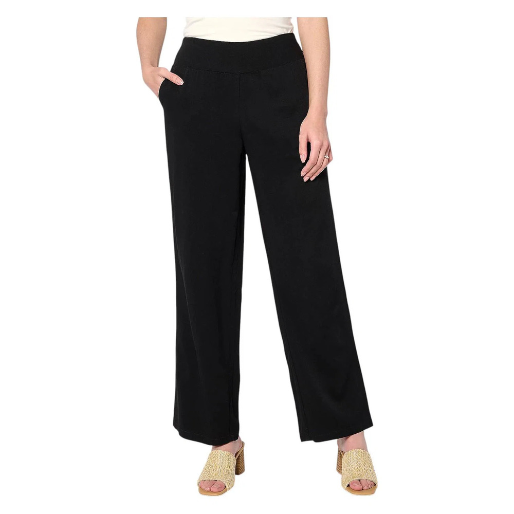 Brandis Women's Dress Out Loud Duet Dressing PrintorSolid Pants Blk - Regular